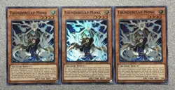 Thunderclap Monk SAST-EN026 (x3) Savage Strike Super Rare Unlimited Edition NM - Image 1