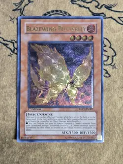 Yugioh Blazewing Butterfly TAEV-EN089 1st Edition Ultimate Rare LP - Image 1