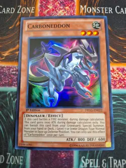Yu-Gi-Oh! Carboneddon DRLG-EN022 Super Rare 1st Edition Near Mint c3/ - Image 1