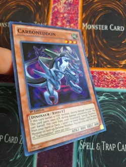 Yu-Gi-Oh! Carboneddon DRLG-EN022 Super Rare 1st Edition Near Mint c3/ - Image 2