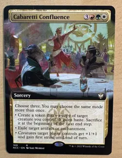 Magic The Gathering Cabaretti Confluence Extended Art Card, New Capenna - Image 1