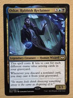 MTG, Oskar, Rubbish Reclaimer Card, New Capenna - Image 1