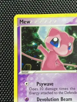 Mew 040 Swirl Nintendo Holo Black Star Promo Pokemon Card NM ? - Image 2