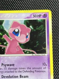 Mew 040 Swirl Nintendo Holo Black Star Promo Pokemon Card NM ? - Image 3