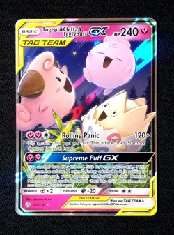 Togepi Cleffa Igglybuff GX 143/236 Tag Team Holo Pokemon Card - Image 1