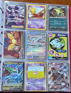 Vintage Pokemon Card Collection - No Binder Lot 5 Pages - Holo - Modern LP/NM - Image 3