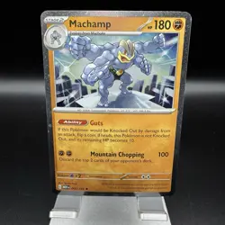 Pokemon | Machamp | MEW 068/165 Promo Cosmos Holo TCG Card 151 - Image 1
