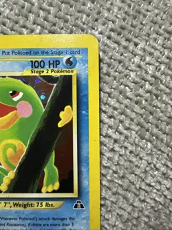 Pokemon TCG Politoed Holo Rare Card 8/75 Neo Discovery Unlimited Edition - Image 3
