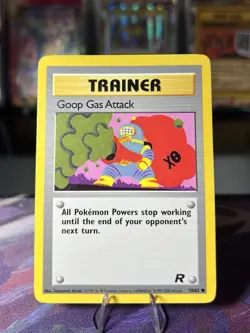 Goop Gas Attack - Team Rocket 78/82 Unlimited WOTC - Vintage Pokemon Card - LP - Image 1