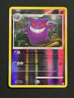 Gengar 17/99 Arceus Reverse Holo Ultra Rare Pokemon Card TCG Nintendo 2009 - Image 1