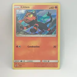 Litten SM02 - Black Star Promo - Pokemon Card - NM - Free Postage! - Image 1