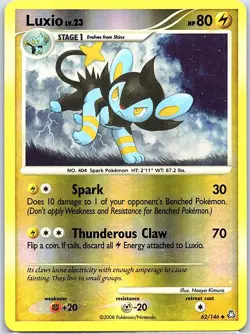 Luxio 62/146 Reverse Holo Legends Awakened - Pokemon Card - NM - Image 1