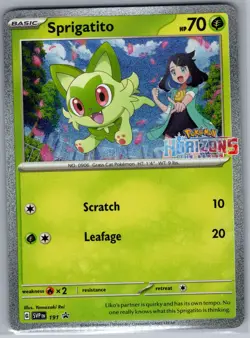 Sprigatito SVP 191 Holo SV: Scarlet & Violet Promo Cards - Pokemon Card - NM - Image 1
