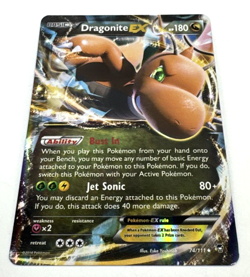 Pokemon TCG Card Basic Dragonite EX 74/111 Holo Furious Fists XY Ultra Rare - Image 1