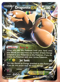 Pokemon TCG Card Basic Dragonite EX 74/111 Holo Furious Fists XY Ultra Rare - Image 5
