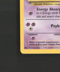 Mewtwo 14 WOTC Promos Black Star Promo Pokemon Card LP - Image 5