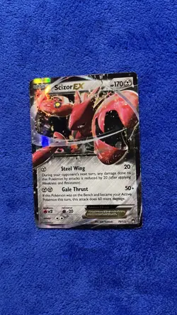 Pokemon Scizor EX 76/122 Ultra Rare Holo Card XY Breakpoint - Image 1