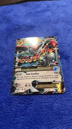 Pokemon Mega-M Scizor EX TCG 77/122 XY Breakpoint Holo Ultra Rare Card - Image 2