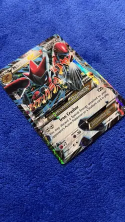 Pokemon Mega-M Scizor EX TCG 77/122 XY Breakpoint Holo Ultra Rare Card - Image 4
