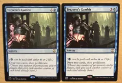 MTG Tezzerer’s Gambit Magic The Gathering Cards X2, NM-MT Streets Of New Capenna - Image 1
