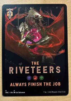 MTG The Riveteers RARE PROMO Card, 2022, Treasure Token, Streets Of New Capenna - Image 1