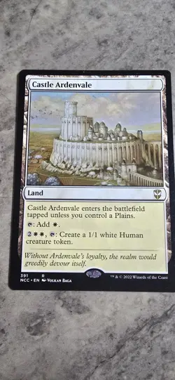 Castle Ardenvale Commander: Streets of New Capenna Regular Land Rare MTG NM - Image 1