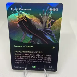 Magic the Gathering: Qarsi Revenant (Borderless) Tarkir: Dragonstorm Foil - Image 1