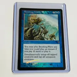 2000 Magic: The Gathering INVASION Breaking Wave FOIL 48/350 NM - Image 1