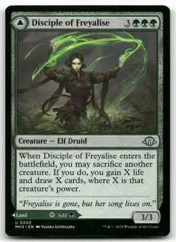 Disciple of Freyalise #250 MTG Modern Horizons 3 NM X1 - Image 1
