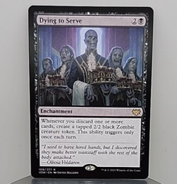 MTG Dying to Serve Innistrad: Crimson Vow 109/277 Regular Rare - Image 1