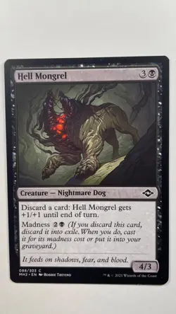 MTG Modern Horizons 2 Hell Mongrel 88/303 - Image 1