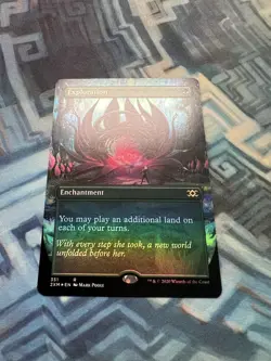 MTG Borderless Foil Exploration NM Unplayed Double Masters - Image 2