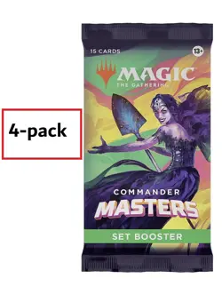 4x Commander Masters Set Booster Pack - MTG - SEALED - Image 1