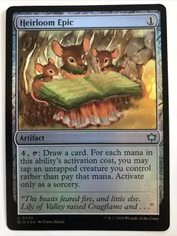 MTG Bloomburrow Heirloom Epic Foil 0246 NM - Image 1