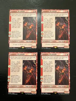 Summon: Brynhildr X4X NM/M Final Fantasy FIN Magic the Gathering MTG - Image 1