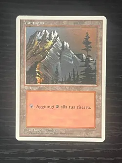 Magic MTG Italian Revised Mountain Artist Proof Near Mint - Only 50 Exist! - Image 1