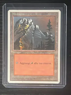 Magic MTG Italian Revised Mountain Artist Proof Near Mint - Only 50 Exist! - Image 3
