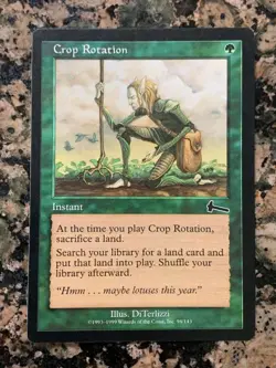 MTG Crop Rotation x1 Urza's Legacy NM, Magic the Gathering - Image 1