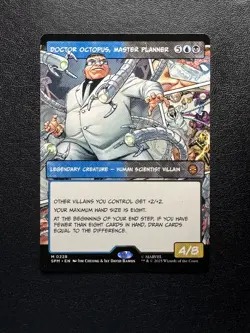 Doctor Octopus, Master Planner 228 MTG Marvel's Spider-Man Mythic Borderless NM - Image 1