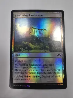 Sheltering Landscape Modern Horizons 3 Foil Magic The Gathering - Image 1
