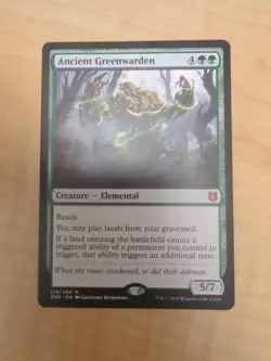 Ancient Greenwarden Zendikar Rising MTG NM Near Mint Magic The Gathering - Image 1