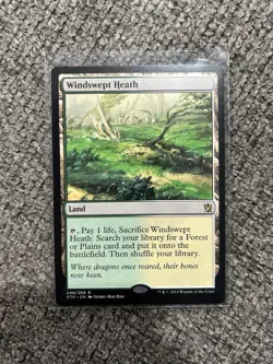 MTG Windswept Heath 248/269 Khans of Tarkir Regular English Card NM Condition - Image 1