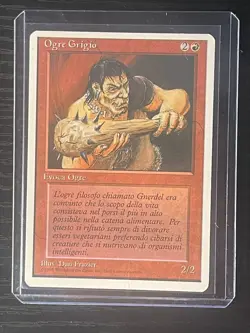 Magic MTG Italian Revised Gray Ogre Artist Proof Near Mint - Only 50 Exist! - Image 3