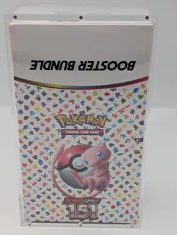 Pokemon 151 SV3.5 Booster Bundle Display Factory Sealed Case w/ Acrylic Case - Image 1