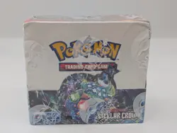 2024 Pokemon Scarlet and Violet Stellar Crown Booster Box Sealed - Image 1