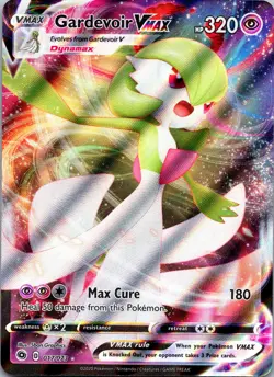 Gardevoir VMAX 017/073 Holo Rare VMAX Champion's Path Pokemon NM - Image 1