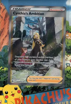 Pokemon TCG Crown Zenith: Galarian Gallery Cynthia's Ambition GG60/GG70 NM/M - Image 1