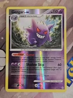 Gengar 16/99 Pokemon Arceus Reverse Holo MP Good Condition! - Image 2