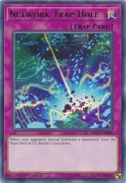1x (EX) Network Trap Hole - MP19-EN050 - Rare - 1st Edition YuGiOh - Image 1