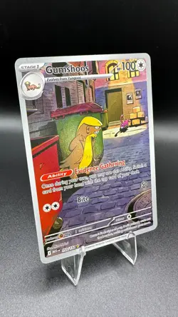 Pokemon Gumshoos 153/132 Mega Evolution Illustration Rare IR Holo TCG Card - Image 2